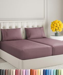 Juego de sábanas extra suaves tamaño Split King de 5 piezas