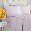 Juego de sábanas de 4 piezas tamaño -Lila Claro