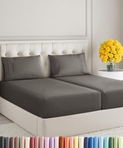 Juego de Sábanas de Tamaño Split King de 5 Piezas - Extra