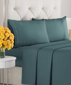 Juego de sábanas 4 piezas Tamaño Queen - Sábanas extra