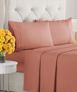 Juego de sábanas de 4 piezas en tamaño completo - Sábanas