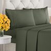 Juego de sábanas Queen Size de 4 piezas - -Dark Olive Grey