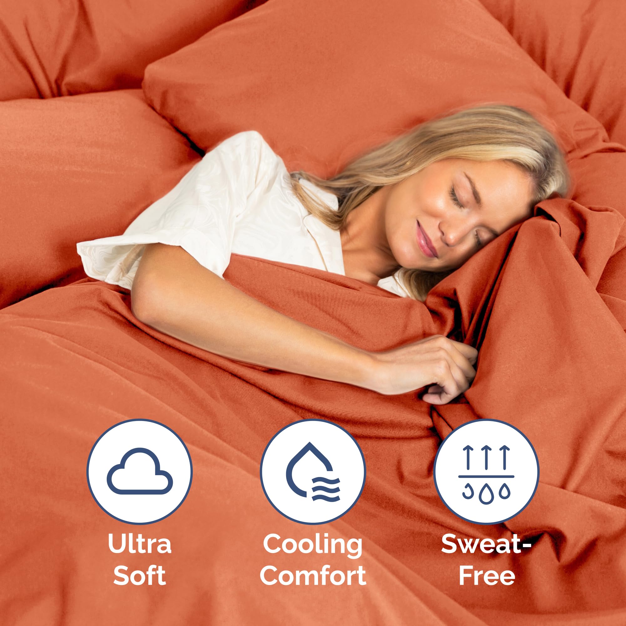 Juego de Sábanas Tamaño Twin de 3 Piezas - -Calabaza de Cose - Imagen 6