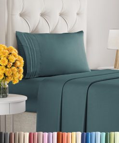 Juego de sábanas extra suaves para cama individual de 3