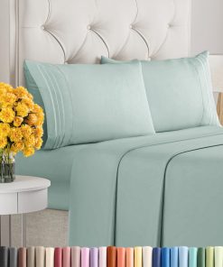 Juego de sábanas tamaño Queen de 4 piezas - Sábanas extra