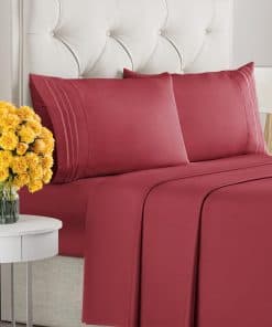 Juego de sábanas 4 piezas tamaño Queen - -Berry