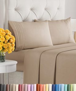 Juego de sábanas de 4 piezas tamaño Queen - Sábanas extra