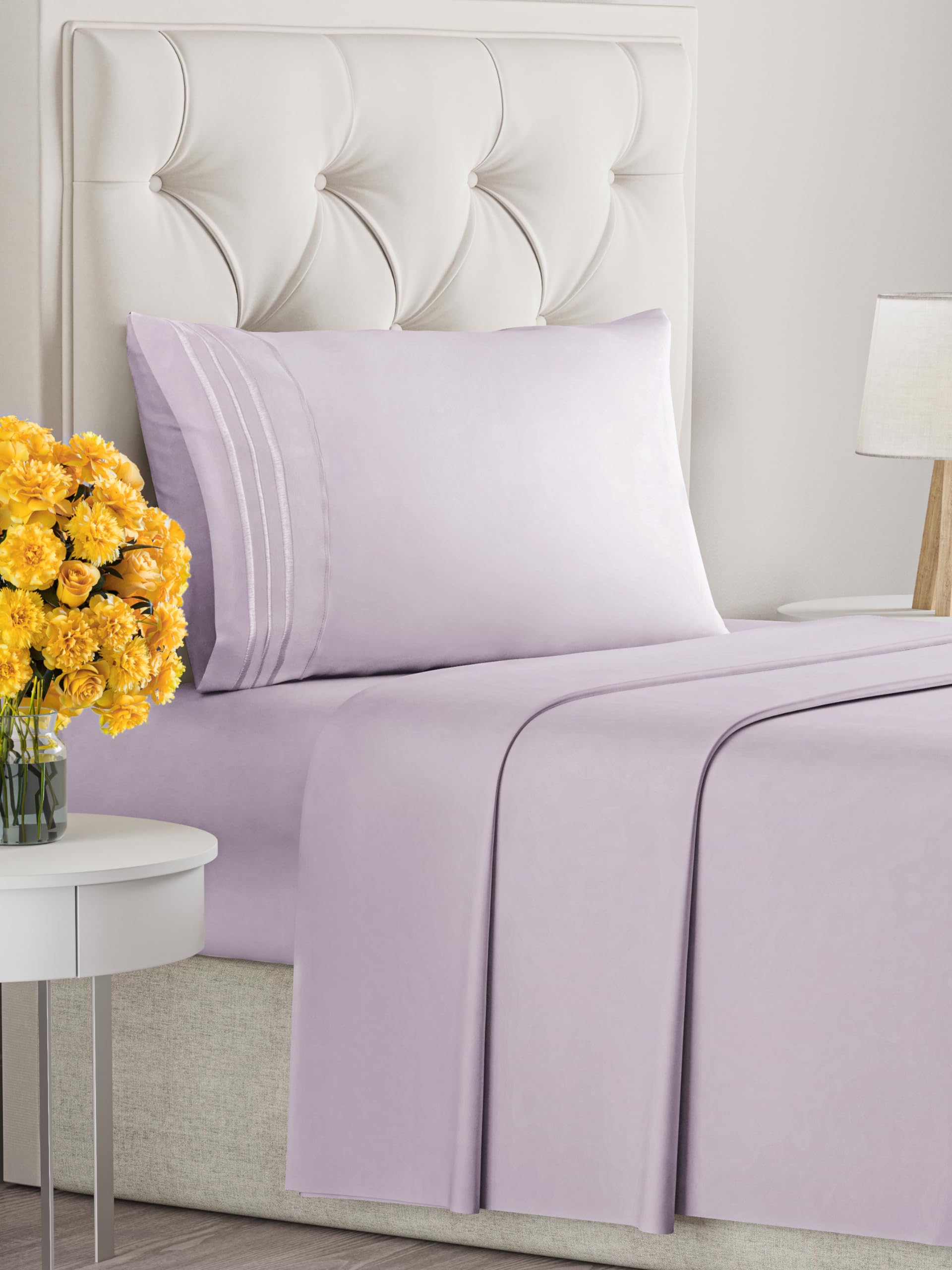 Juego de Sábanas Twin XL de 3 Piezas - Extra Suave,