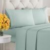 Juego de Sábanas de 4 Piezas Tamaño -Turquesa Claro