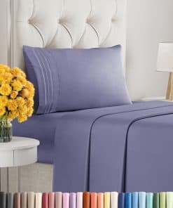 Juego de sábanas Twin Size de 3 piezas - Extra Suave,