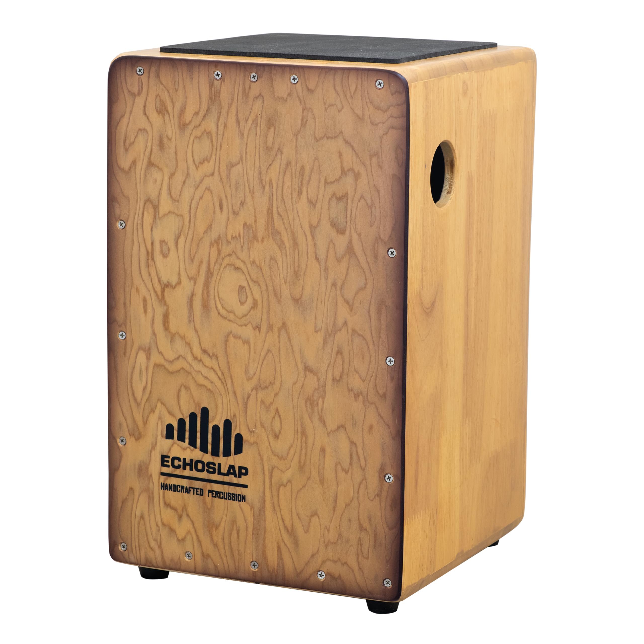 Cajón de Bajo de Madera de Roble Sólido Echoslap - Placa