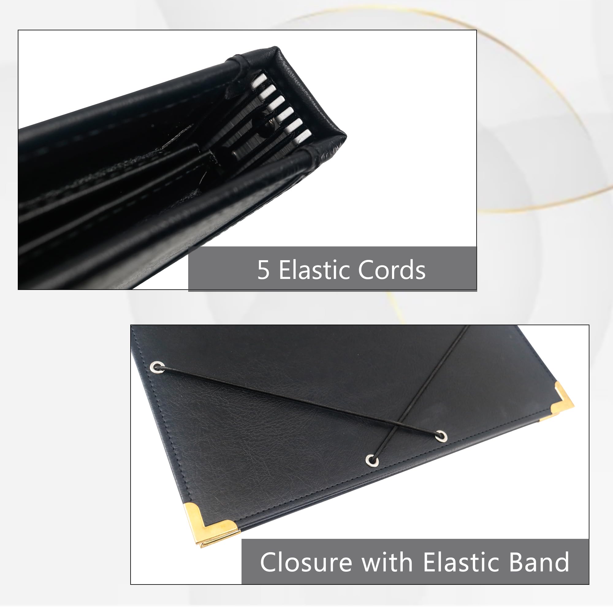 Porta partituras coral IvyRobes con cuerda elástica Carpeta - Imagen 4