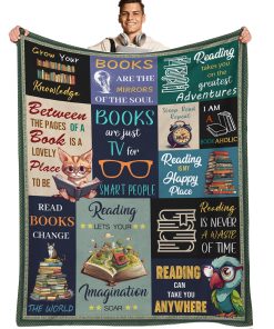 Manta para Lectores de Libros, Regalos para Mujeres Amantes