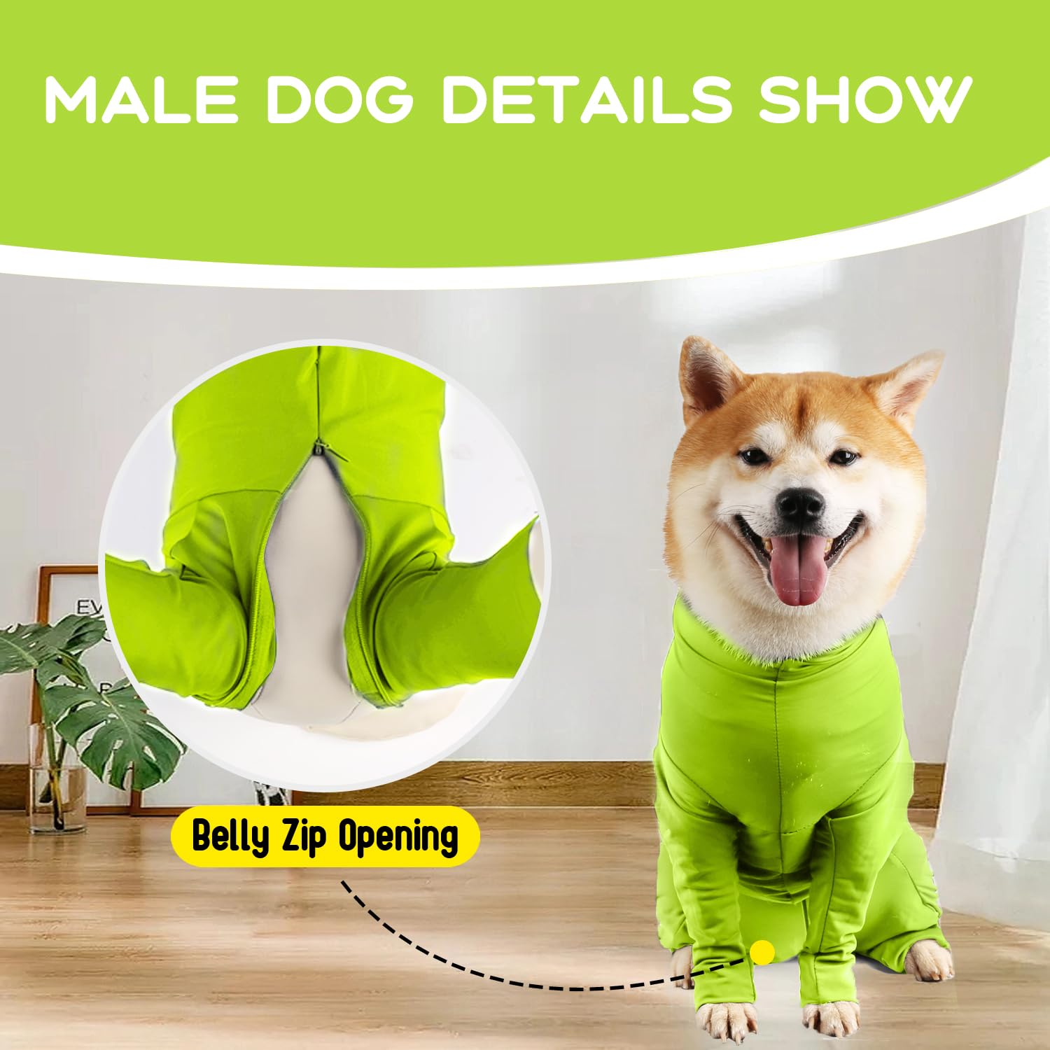 Parderry Dog Onesie para Perros Después de la Cirugía Traje - Imagen 4