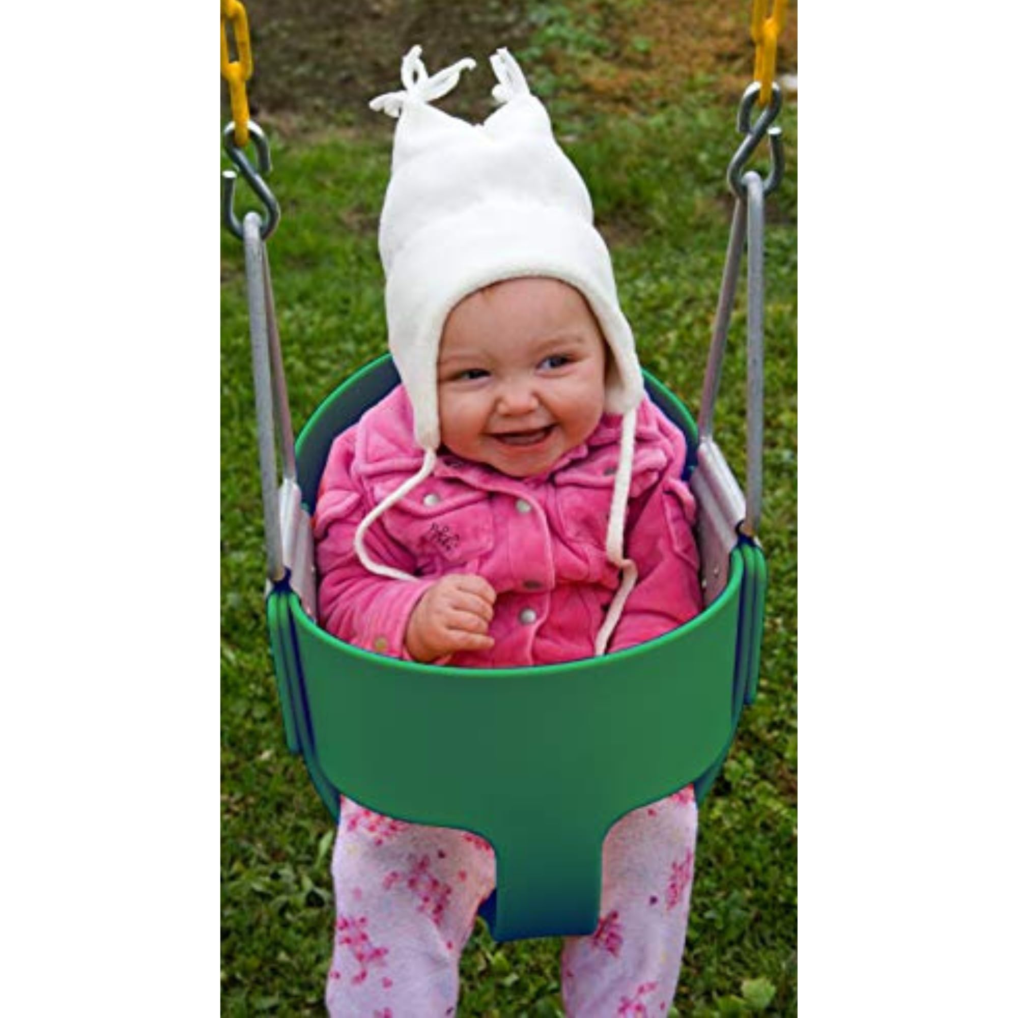 Asiento de Columpio para Bebés con Cubierta Completa de - Imagen 8