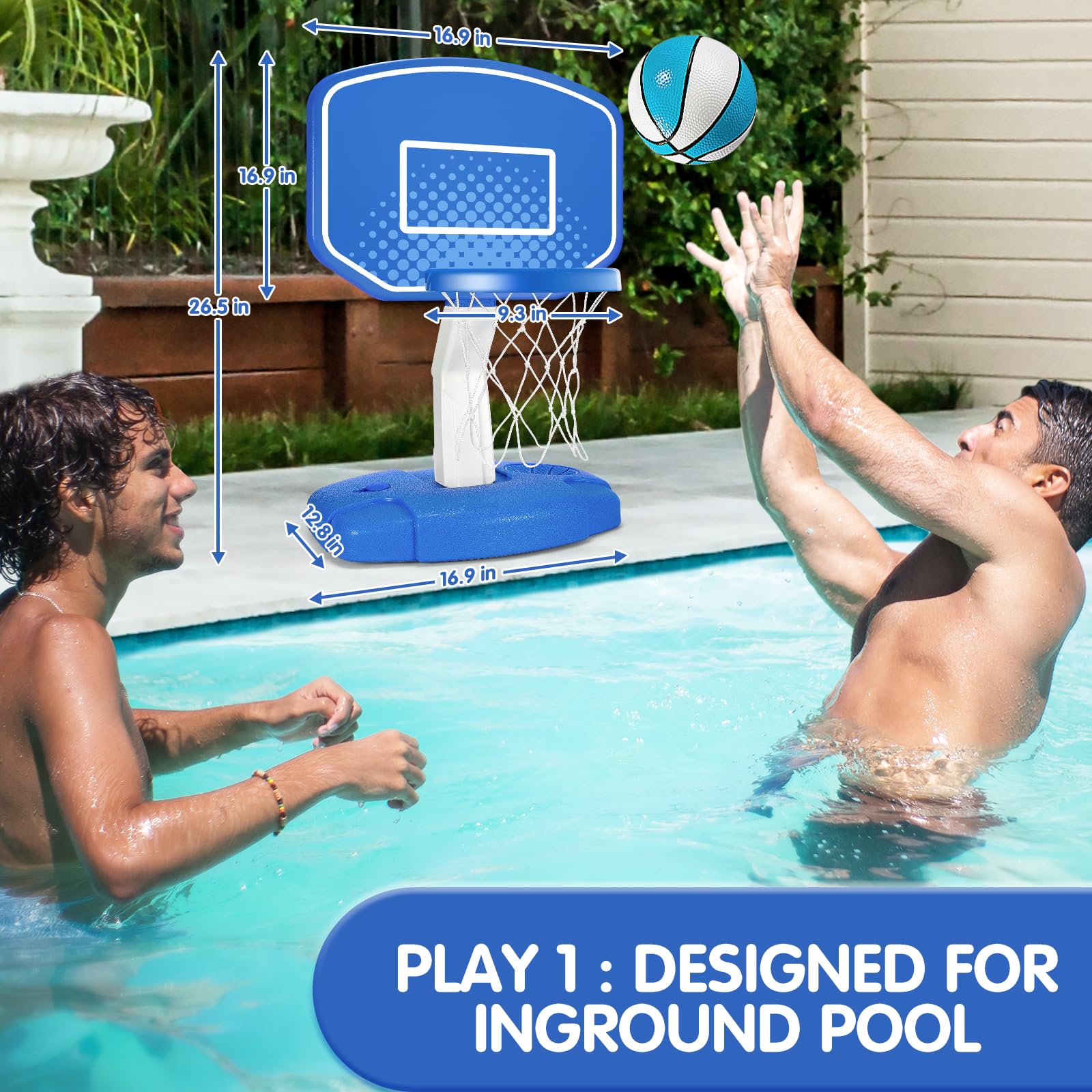 Aro de Baloncesto para Piscina Aro de Baloncesto para - Imagen 5