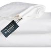 Juego de Sábanas de Algodón al 100% LANE -Blanco