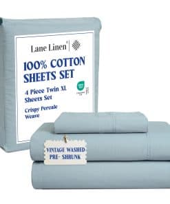 Juego de sábanas lavadas 100% algodón LANE LINEN Extra