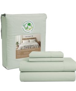 Juego de sábanas y fundas de almohada LANE LINEN 100%