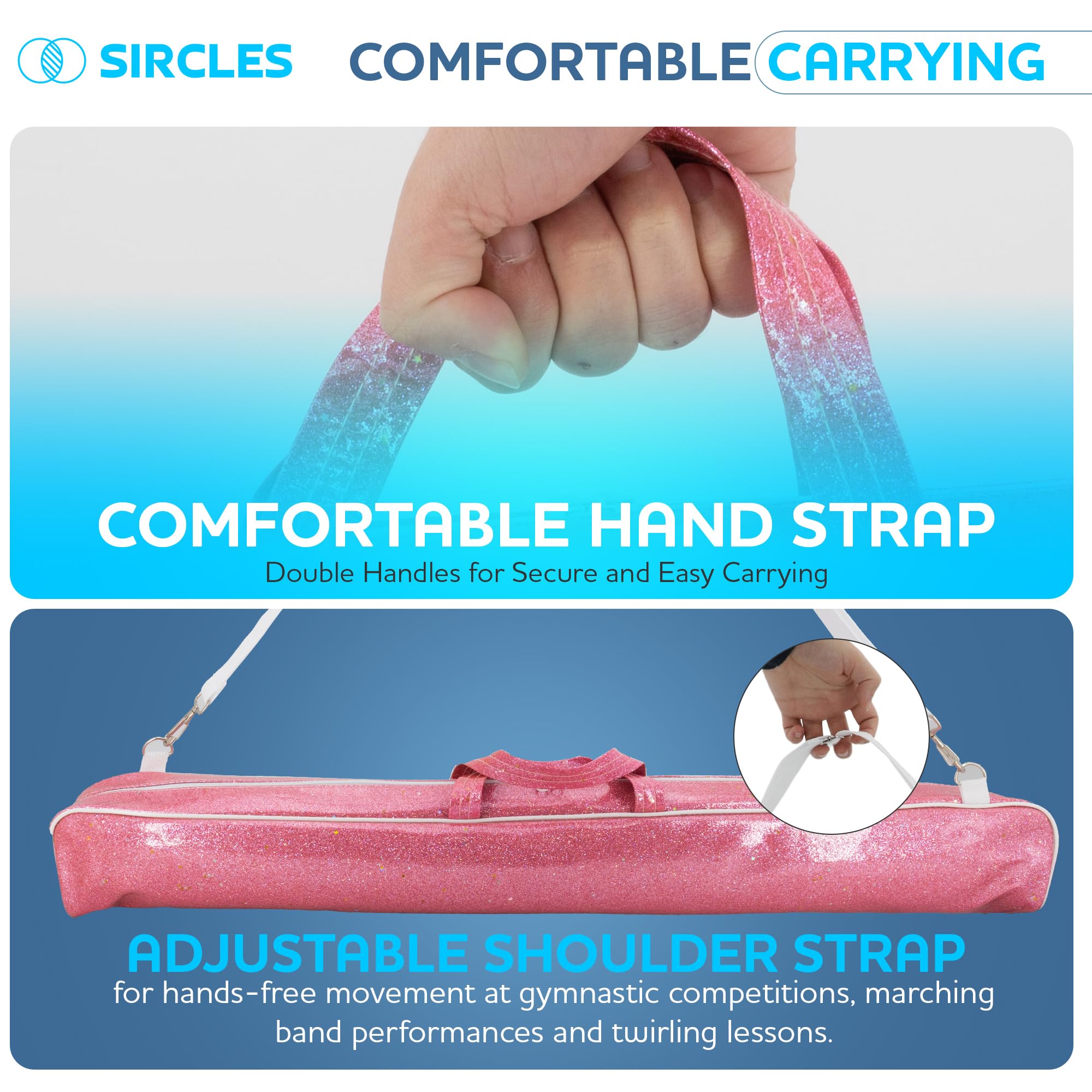 Estuche para batuta de baile SIRCLES con correa ajustable - - Imagen 3