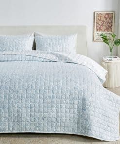 Juego de Colcha Floral para Cama Individual en Primavera |