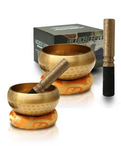 Set de 2 Cuencos de Canto 4" Set | Cuenco Sonoro de