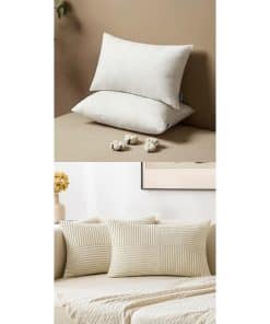 Conjunto de 2 Insertos de Almohada MIULEE de 12x20 Pulgadas