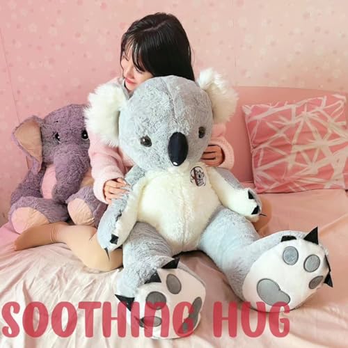 Peluche gigante de Koala tan suave - Juguetes de Felpa Gris - Imagen 4