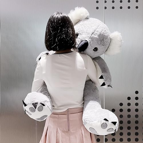 Peluche gigante de Koala tan suave - Juguetes de Felpa Gris - Imagen 5