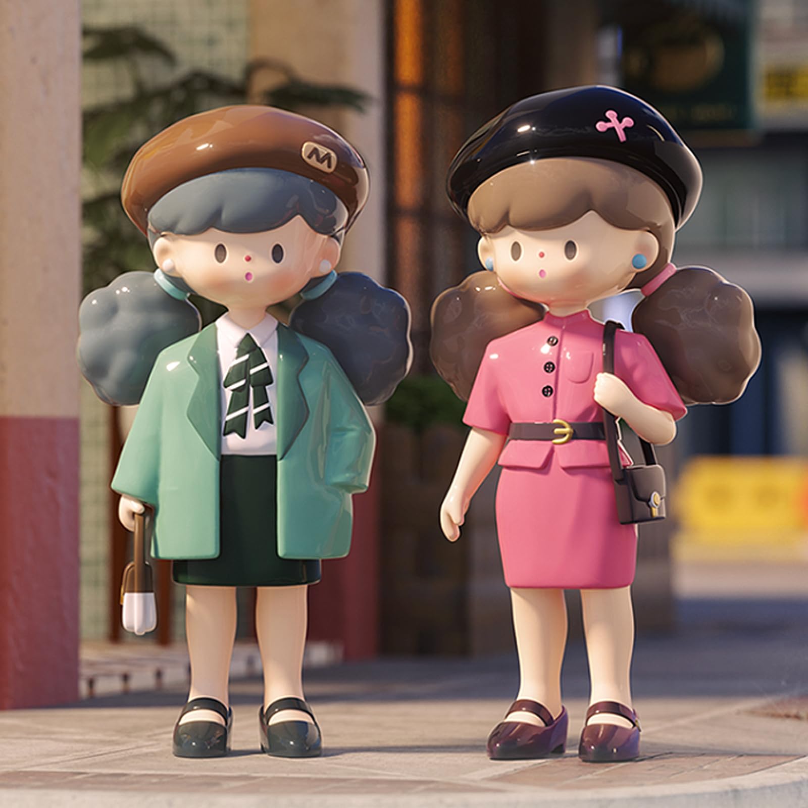 BEEMAI Molinta Serie de Chicas Retro 9PCs (Set de 9 Sin - Imagen 9