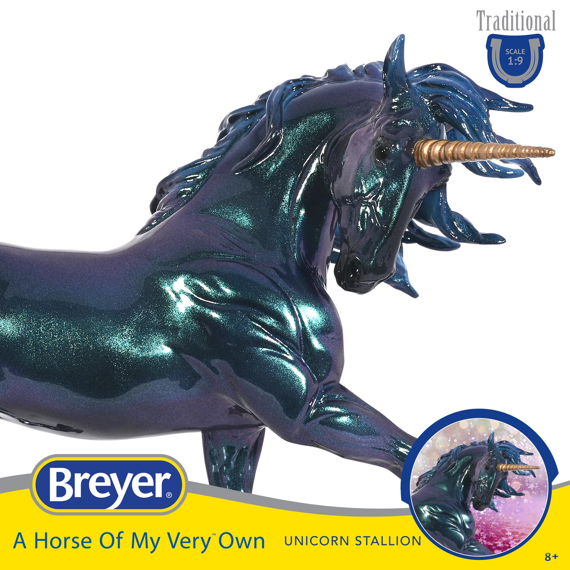 Breyer Horses Traditional Series Neptune Unicorn Stallion | - Imagen 3