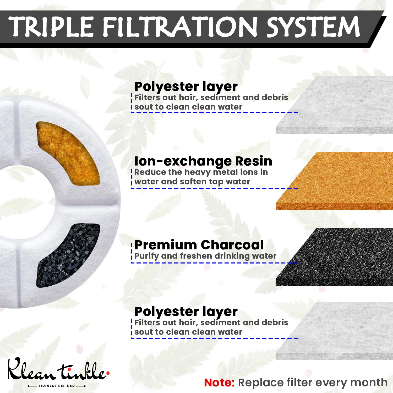 Bebedero Automático de Fuente para Mascotas con LED 2.4L - Imagen 8