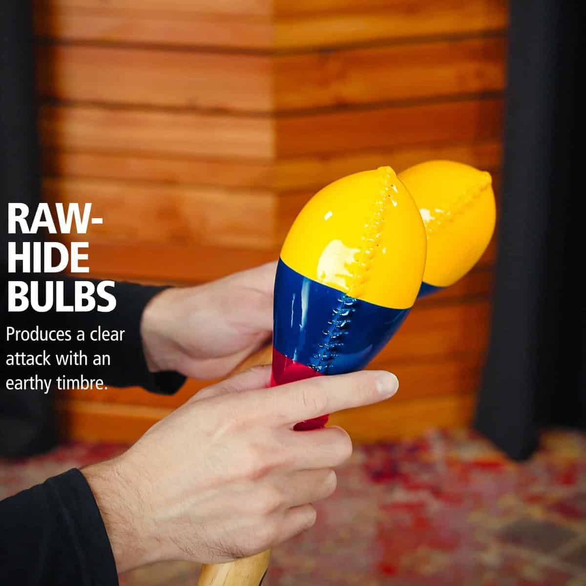 Meinl Percusión Maracas Tradicionales de Mano con Cáscaras - Imagen 3