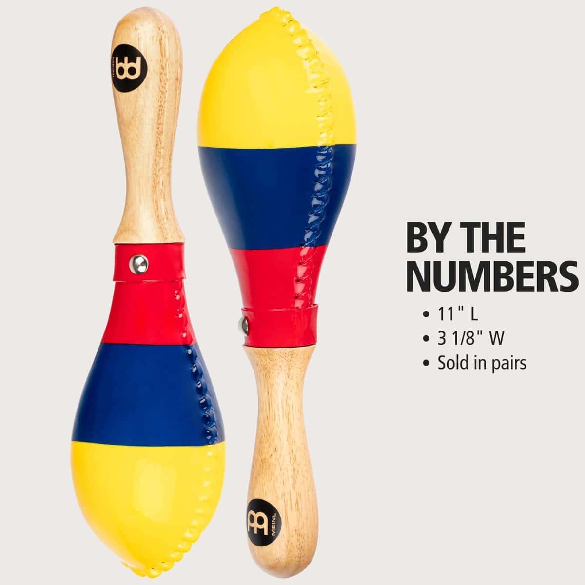 Meinl Percusión Maracas Tradicionales de Mano con Cáscaras - Imagen 6