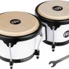 Meinl Percussion Bongos Hand Drum Set -Blanco Brillante