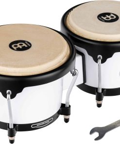 Meinl Percussion Bongos Hand Drum Set -Blanco Brillante