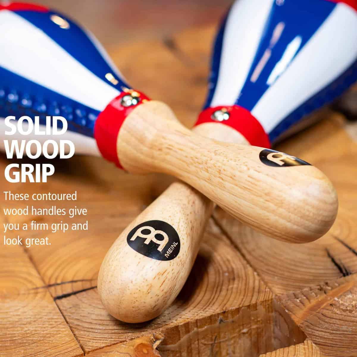 Maracas Tradicionales de Percusión Meinl con Agitadores de - Imagen 5