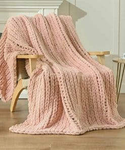 Manta de Punto Grueso Esterra 40"x50", 100% Manta de