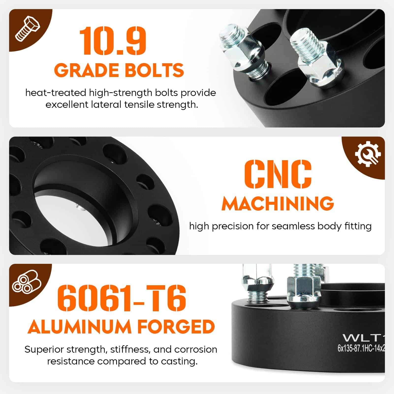 Adaptadores de Rueda Hubcentric AEagle 6X5.5, -rior 4PCS - Imagen 4