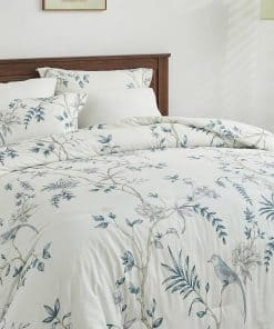 Juego de edredón Queen de Finlonte, edredón de aves