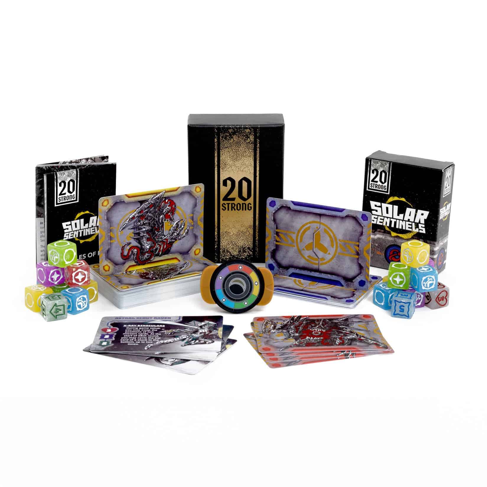 Juego de estrategia base 20 Strong Solar Sentinels de Chip - Imagen 3