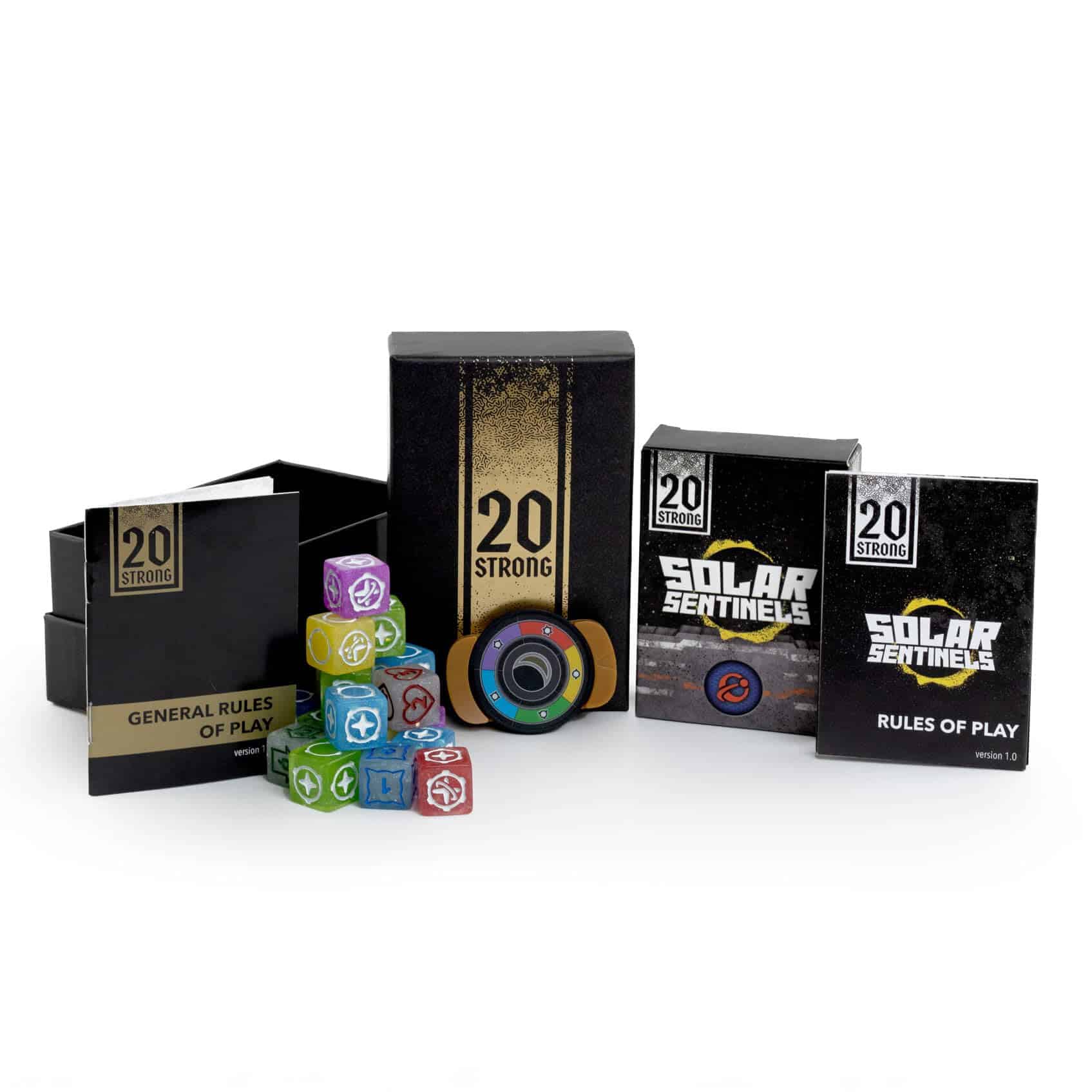 Juego de estrategia base 20 Strong Solar Sentinels de Chip - Imagen 6