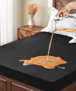 Protector de colchón impermeable para cama King, sin