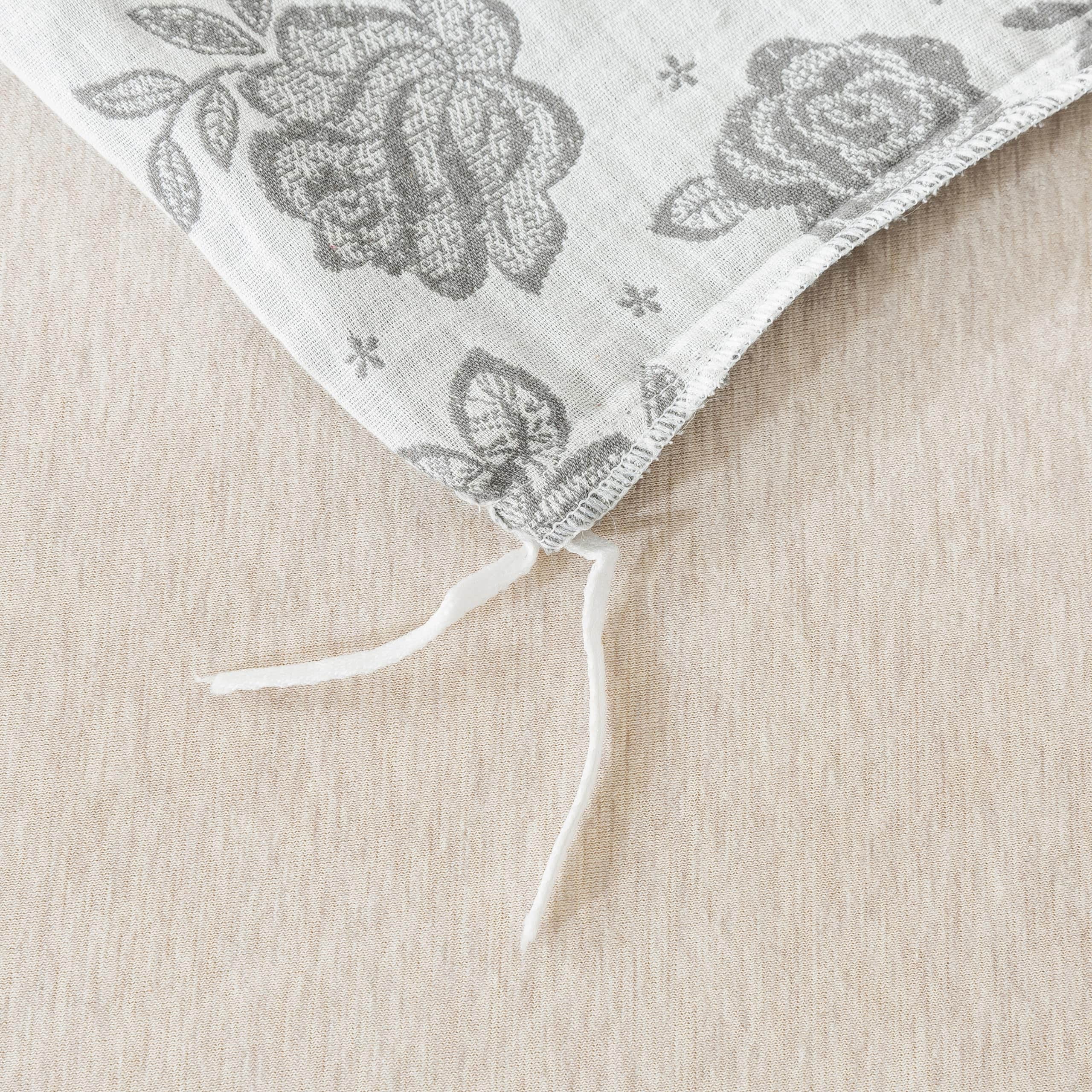 Juego de Ropa de Cama Softta Vintage -Gris Encantador con Ro - Imagen 8