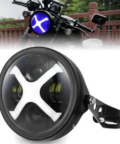 Farola para Motocicleta LED de 7 pulgadas con DRL