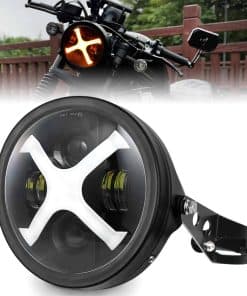 Faros delanteros LED X-Style blanco/ámbar HENGTUAOTO de 7