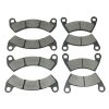 Juego de Pastillas de Freno Delanteras y Traseras de Alta