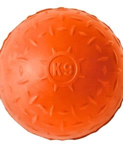 Pelota Sólida para Perros Monster K9 Color Naranja