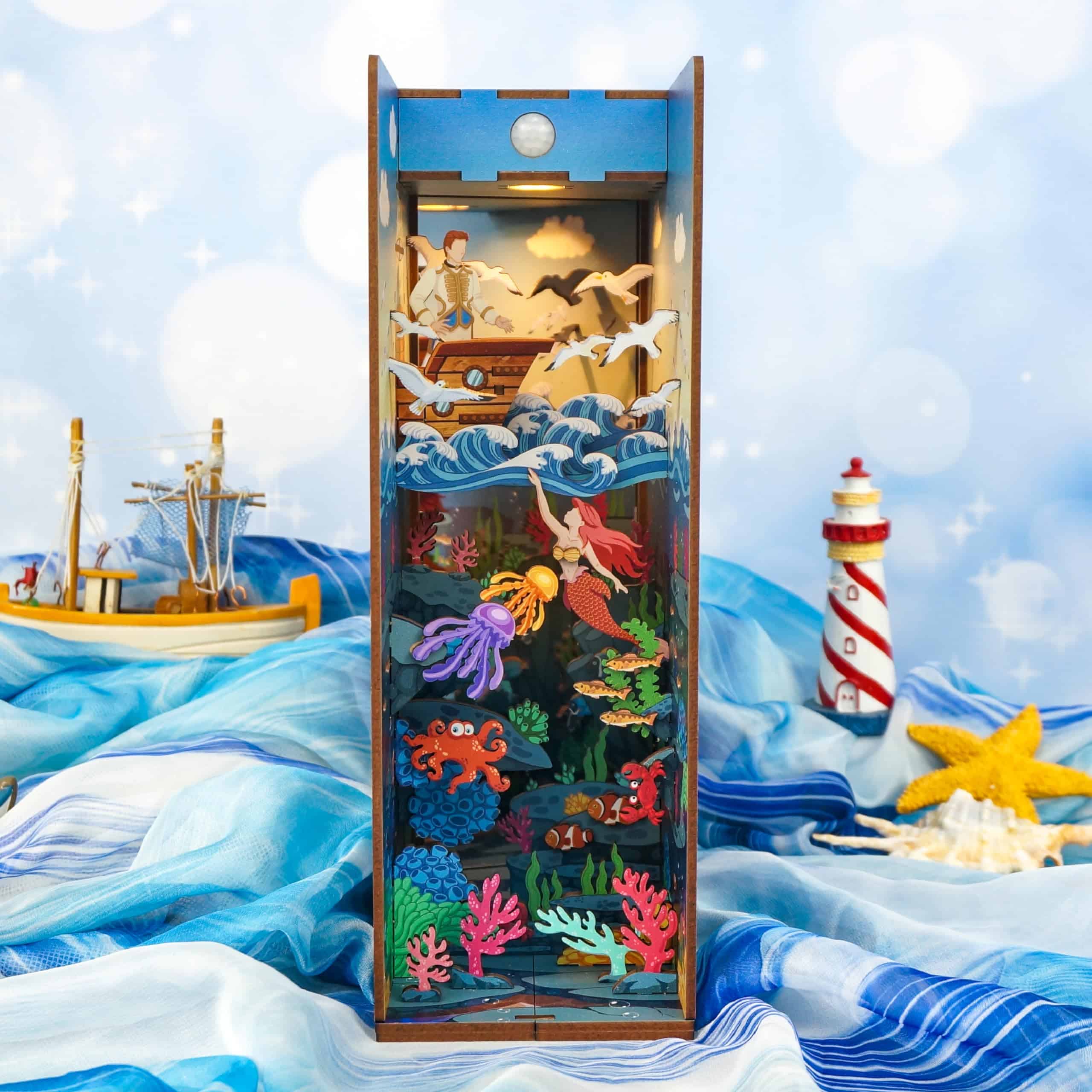 Kit de Nook de Libros DIY Manos Craft - Casa en Miniatura - Imagen 8