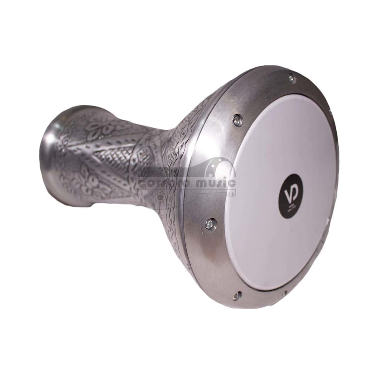 Darbuka/Doumbek de Aluminio Fundido - Parches de Afinación